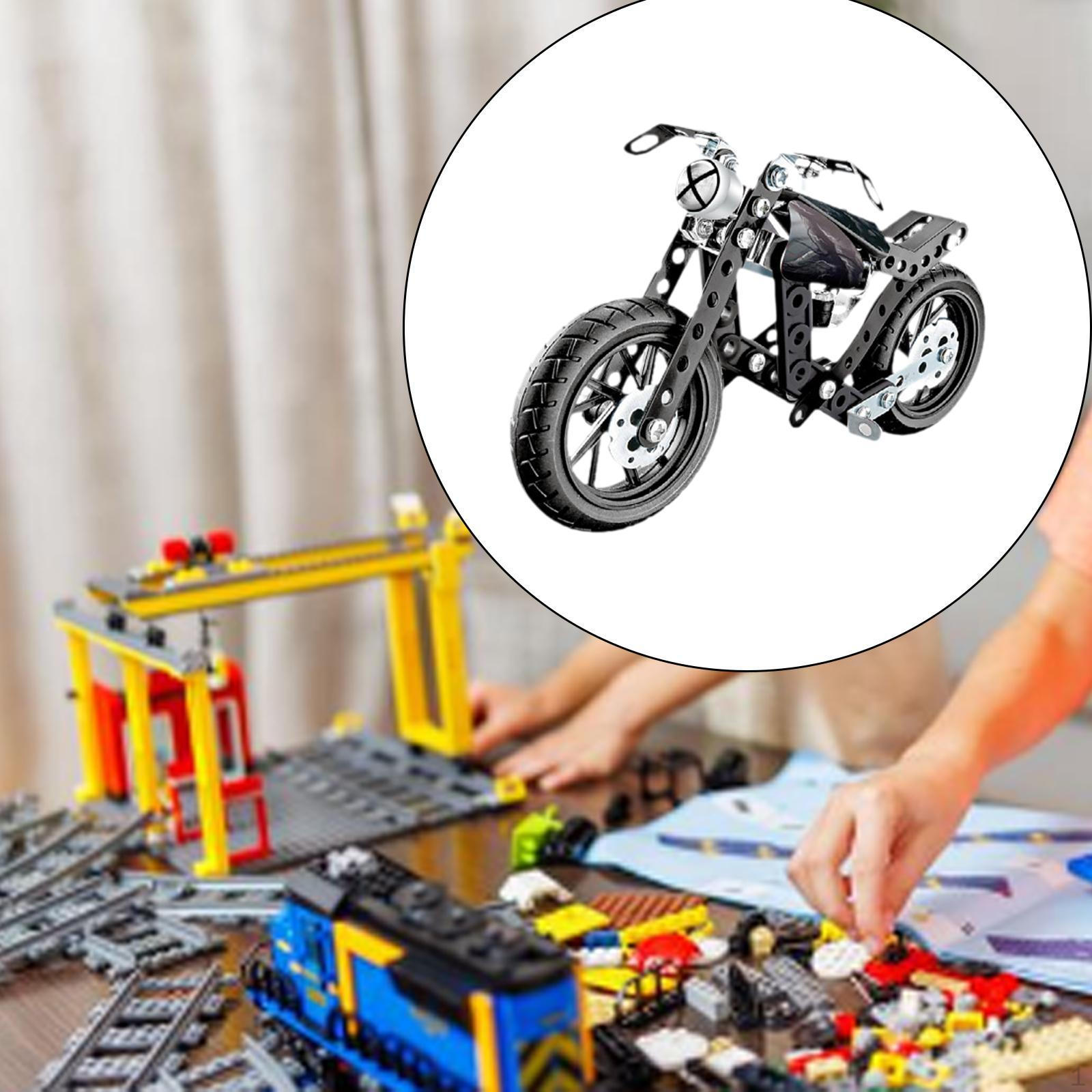 

117x Metal Model Motorcycle Kit Building Toys DIY
