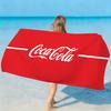 Toalla de Playa Grande Suave Ligera Anti-Arena Toalla de Baño Deportiva Familiar con Logo C-Coca Marca C-Cola