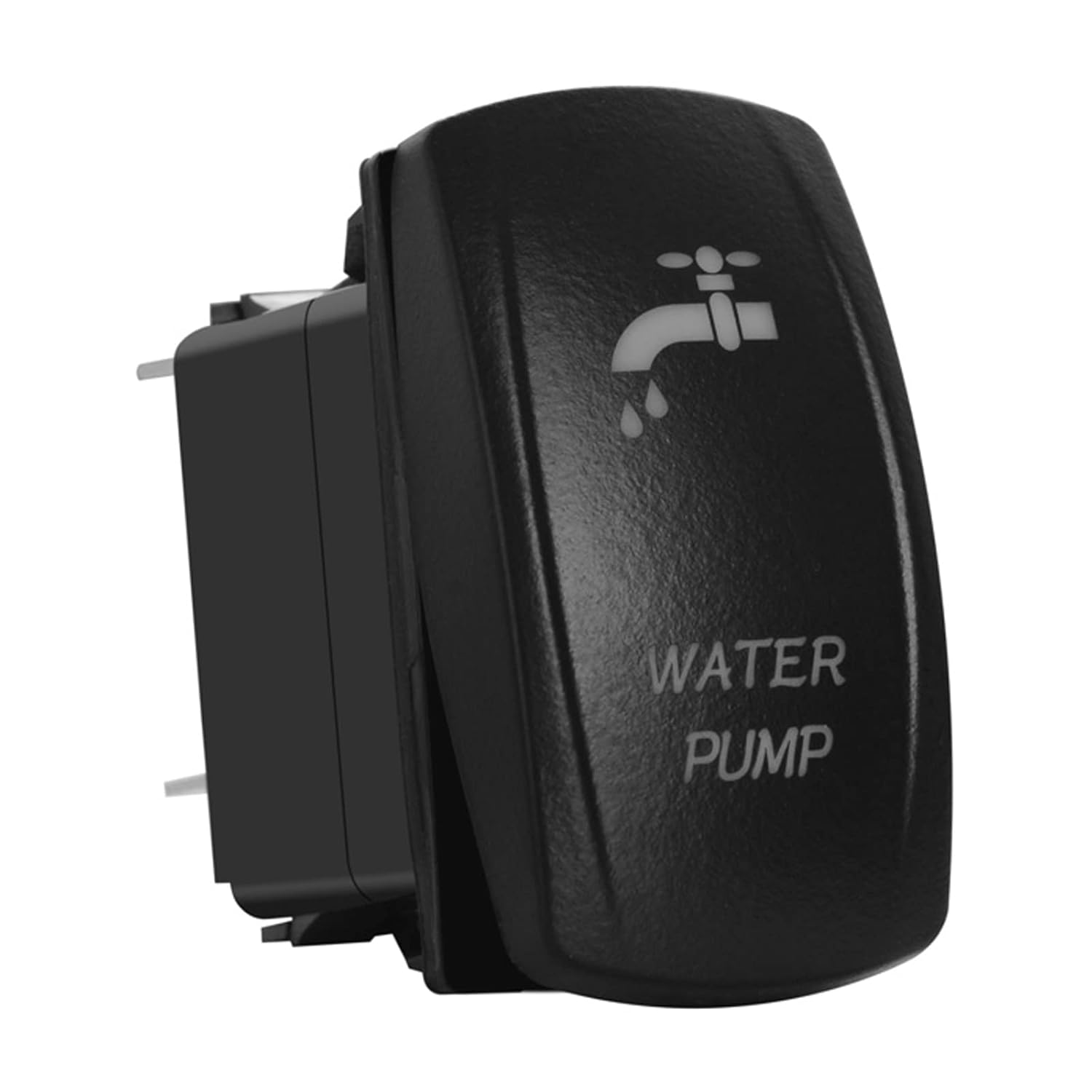 

Blue Backlit Water Pump Rocker Switch Freshwater Tank 5Pin On Off Toggle Switch for Car Boat Marine Pontoon RV Camper Travel Trailer 12V 24V