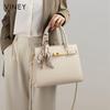 Viney Luxury Cowhide Women's Shoulder Bag