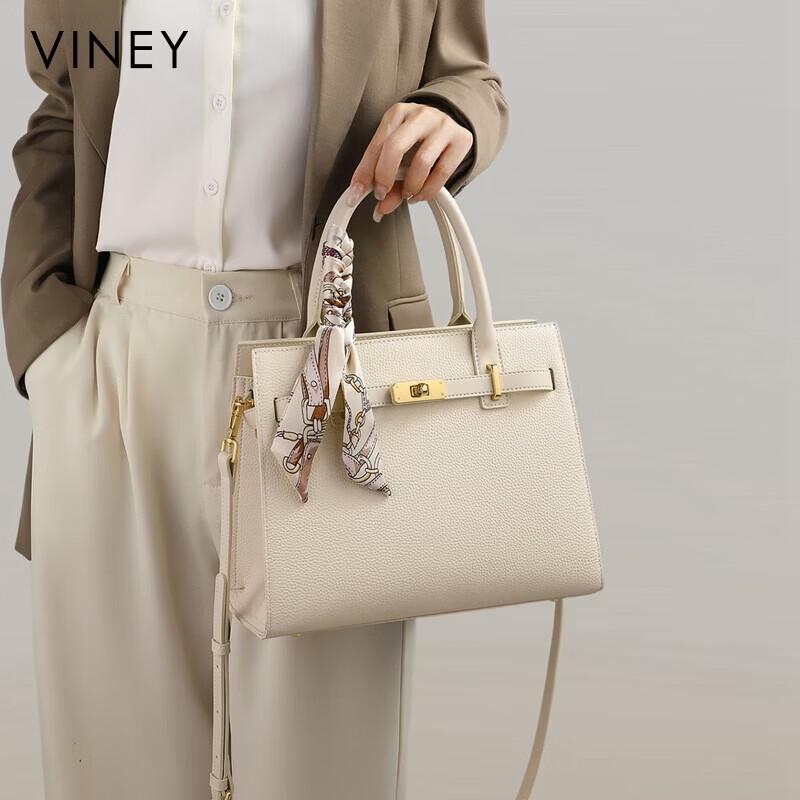 Viney Luxury Cowhide Women's Shoulder Bag