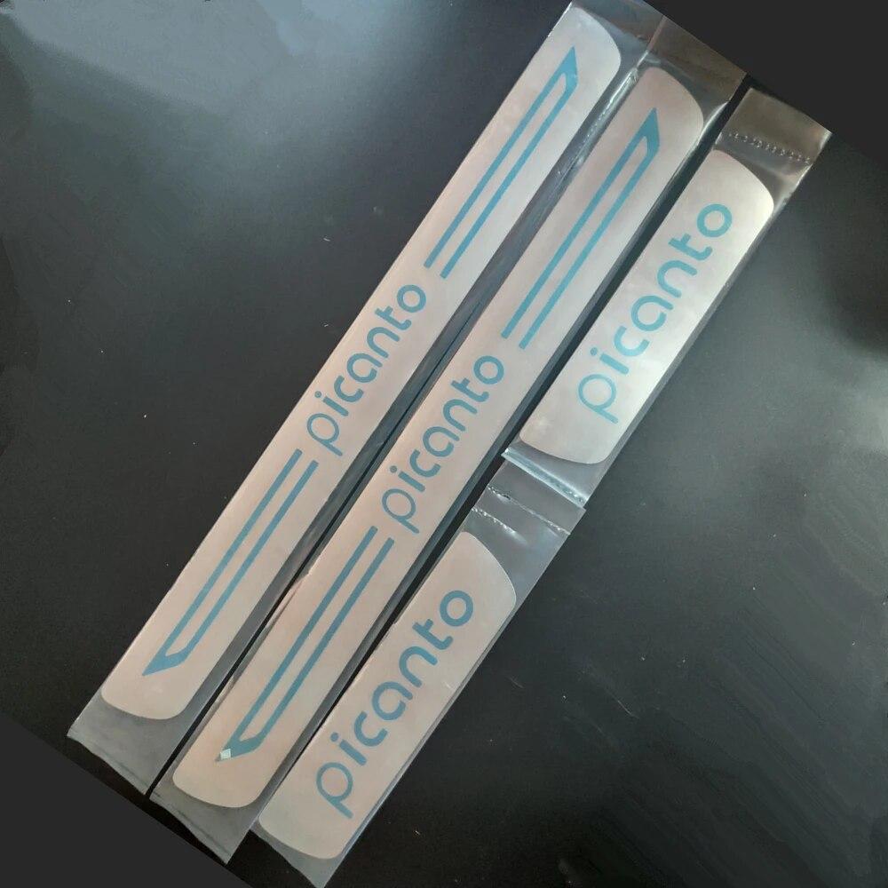 

Накладка на порог из нержавеющей стали, защита педали, автомобильные аксессуары для Kia Picanto Xline X GT-Line 2013-2017 2018 2019