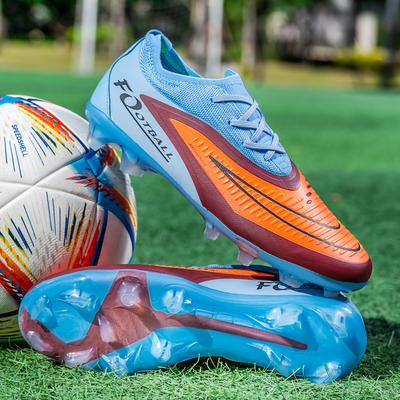 New Men Non-Slip TF/FG Soccer Shoes Professional Football Boots Ankle Boys Sneakers Match Comfy Athletic Shoes Unisex