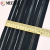 Meetee 1-5Meters 3# 5# 8# 10# 15# Resin Zipper Black Continuous Zippers By Meter Down Jacket Zip Closure Repair Sewing Material