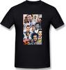 ZEMIOF Oscar Isaac Basic Short Sleeve Shirts for Menss Teenager