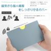 [akoyo] Anti-Magnetisches RFID-Kartenetui, Magnetischer Skimming-Schutz, Passend für Kreditkarten, My Number Cards und Sparbücher