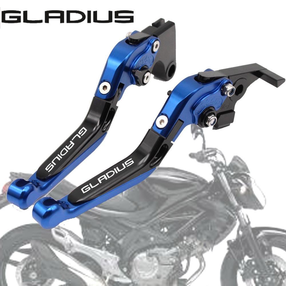 

Для SUZUKI SFV650 GLADIUS 09 10 11 12 13 З ЛОГОТИПОМ Регульований мотоциклетний складний розсувний важіль зчеплення гальма 14
