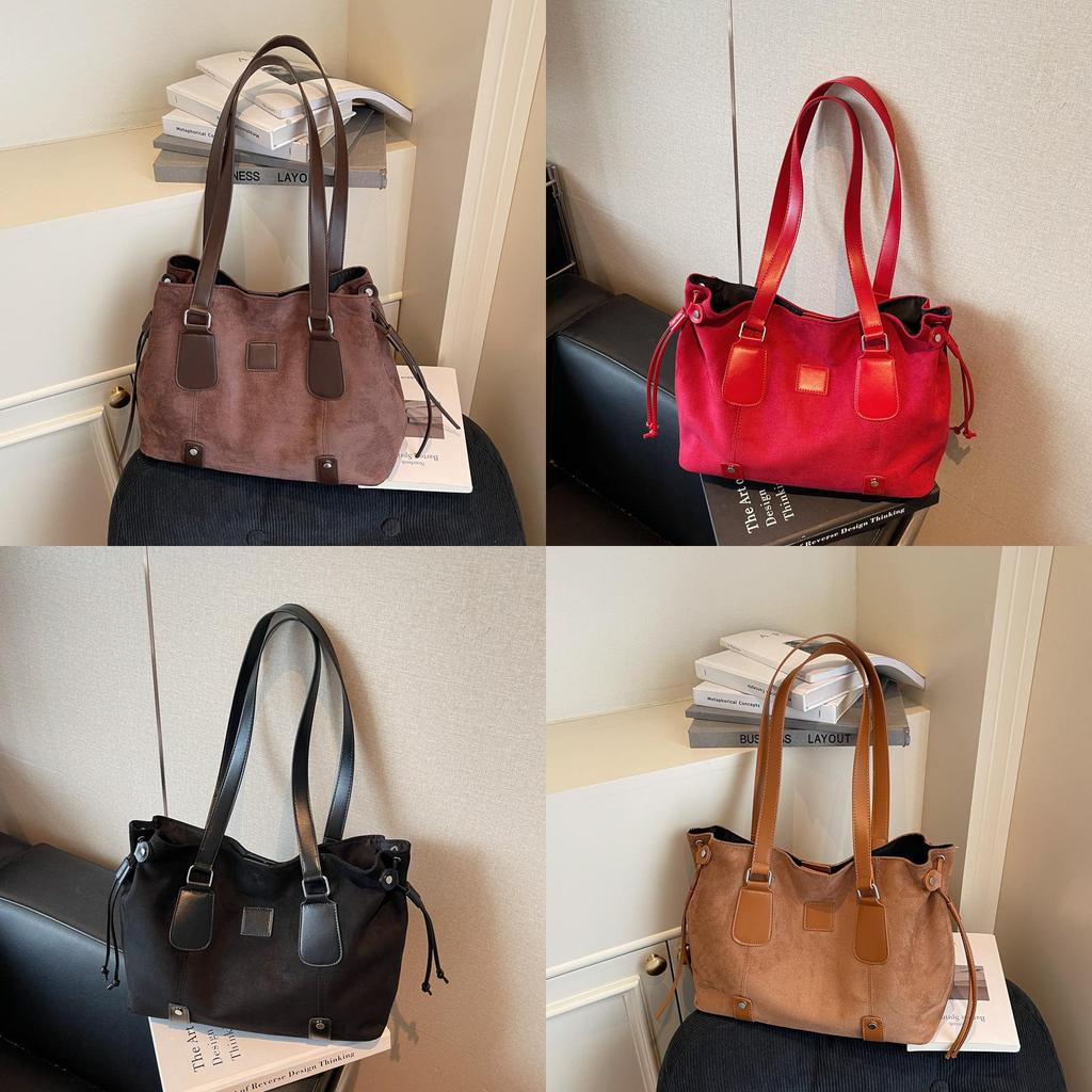 Pu Leather Tote Bag For Women With Zipper Closure And Inner Pouch For Daily Use