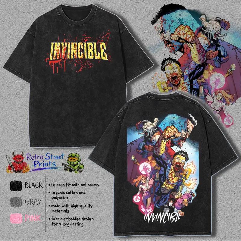 Invincible Group Graphic Tees Invincible ss4 Story T-shirt, Shirt Invincible Ss4