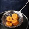 304 Edelstahl Küchen Kochöl Abschöpflöffel Sieb für Pasta Spinne Frittieren Abtropfsieb Filter Maschenlöffel Nudelsieb Fritteuse