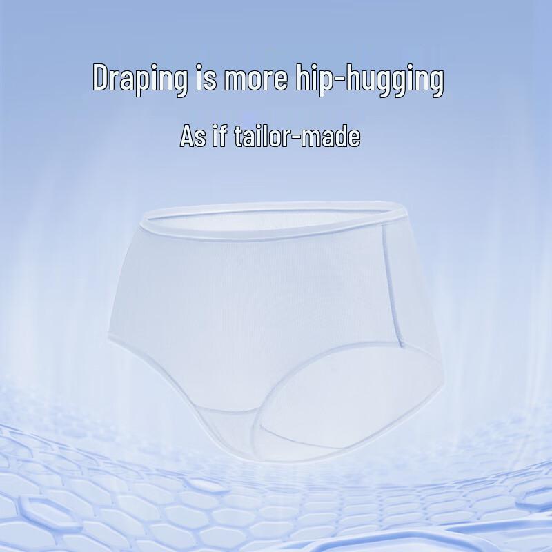 Anlifang Women's Cool-Touch Antibacterial Mid-Waist Briefs