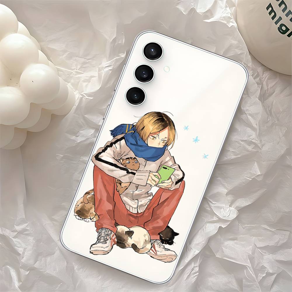 Cool K-Kozume Kenma-S Phone Case For Samsung Galaxy S25 S24 S23 S22 S21 FE Ultra Plus A32 A53 A13 A31 Soft Cover