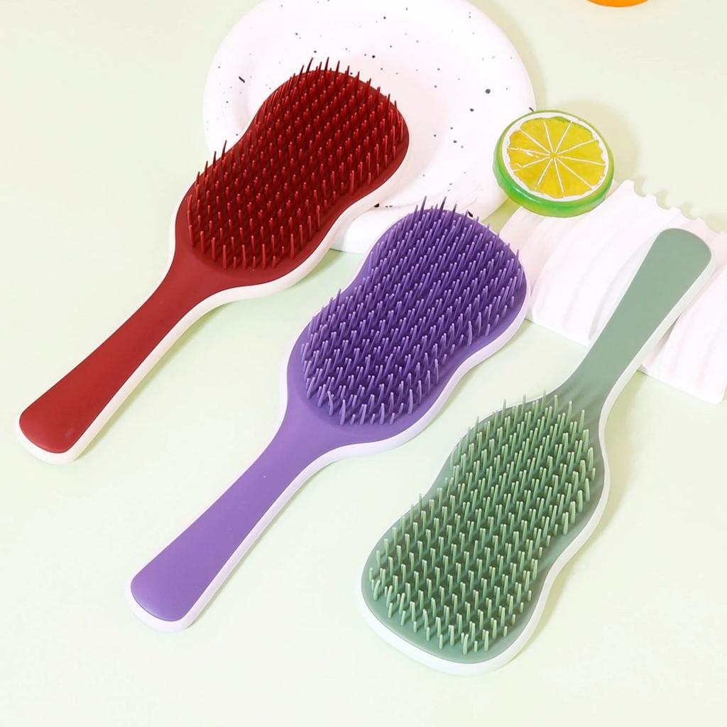 Massage function quick drying brush, anti hair removal comb styling tool, anti-static,special for real hair wigs