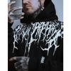 Große Größe Frühling und Herbst neuen Stil Teufelsblut lose beiläufige Kapuzen-Sweatshirt