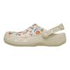 Crocs Zuecos Casuales Retro Estampados Ligeros Clásicos Calzado de Mujer Beige Mate 212878-2MC