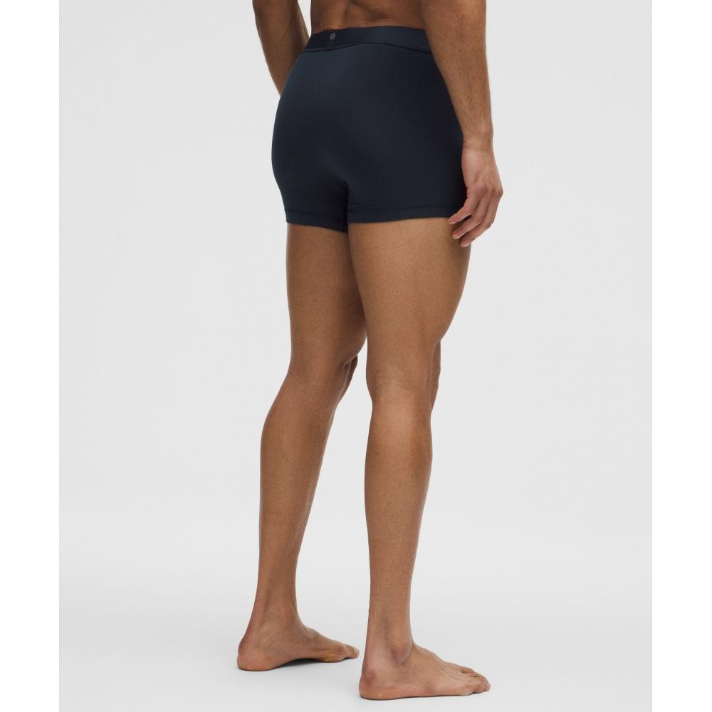 Lululemon Always In Motion Boxer Brief 3   3 Pack Black Heathered Core Medium Grey True Navy