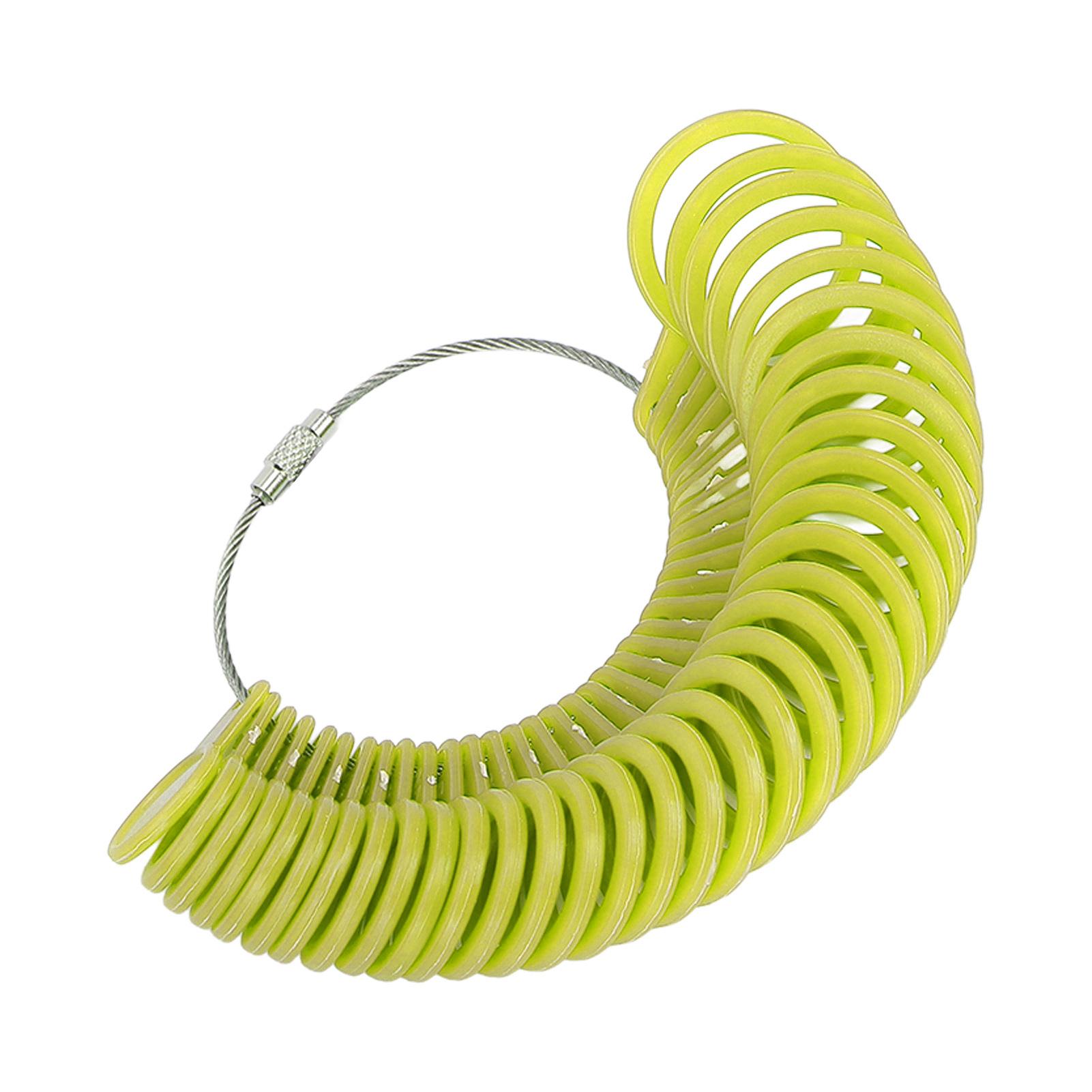 

Пластиковый легкий профессиональный измеритель размера пальцев, инструмент для измерения размера ювелирных изделий для мужчин и женщин