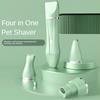 Pet Shaver, Dog and Cat Hair Removal Electric Push Clipper, Four In One Foot Shaving Electric Set, Trimming and Beauty Set Tool