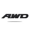 3D Metal AWD Logo Universal Car Emblem Fender Badge Trunk Decal Sticker For VW Toyota Honda CRV XRV MAZDA 4WD SUV 4x4 Off Road zs9