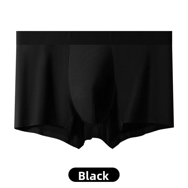 Men Spring and Summer New Xinjiang Cotton Without Trace In The Waist Flat Angle Underwear