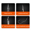 High Carbon Steel Fishing Hook Sharp Barbled Automatic Flip 12Pcs/Pack Fishhook For Carp Fishing Accessories