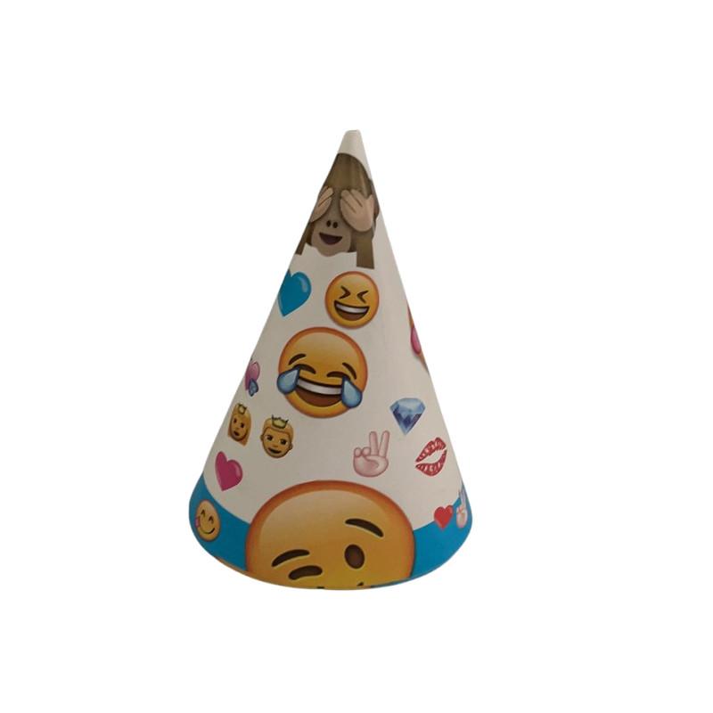 Emoji Party Tableware Set With Disposable Plates Cups Napkins And Tablecloth For Holiday Celebrations
