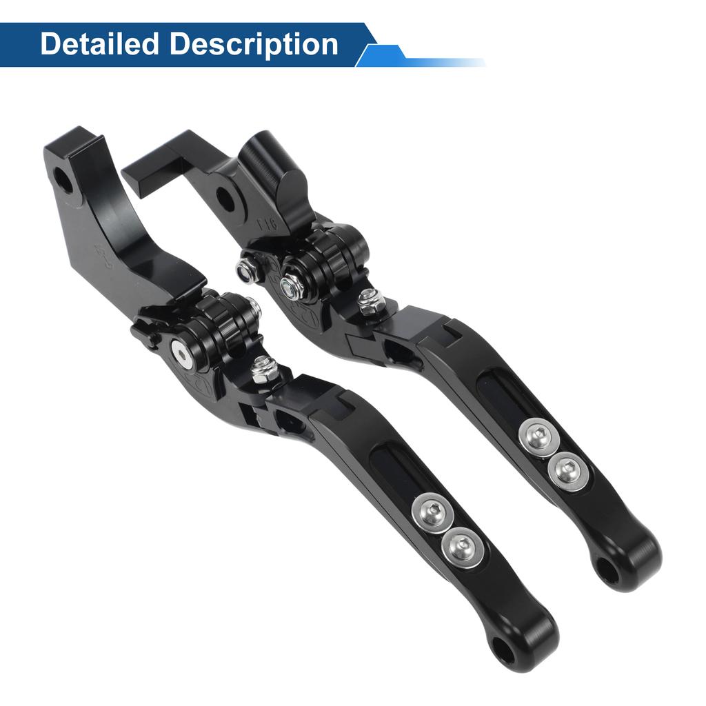 Motoforti  Short/Long Brake Clutch Levers for BMW 6 Position Adjustable Motorcycle Handlebar Brake Lever Aluminum Alloy Solid