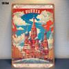 Metal Wall Art Decor Sign 20x30cm Hanging Tin Sign Retro Plaque