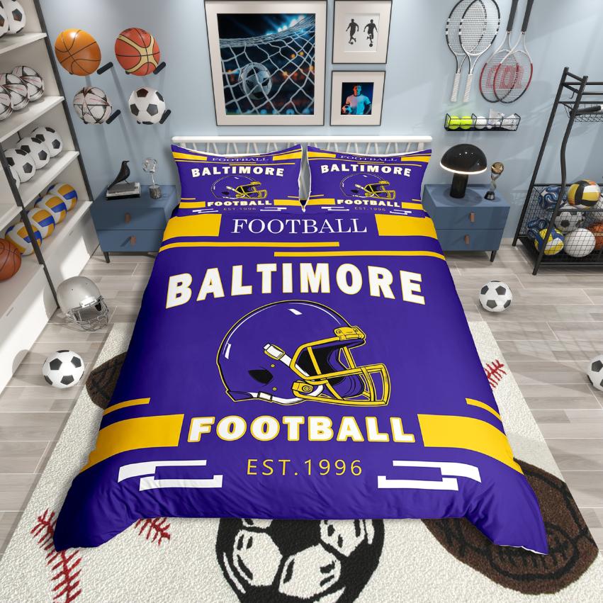 

Comforter Homewish Philadelphia Sport City American Football City Comforter Setrugby Helmet Bed Set For Boys Comforter (quilt)-EU Single(135*200cm)3pcs