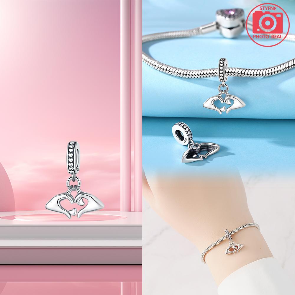 Copper Charms Yin Yang Love Pendant For Dangle Pendant Bead Jewelry Beads  New Gifts For Women