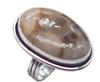 Crazy Lace Agate Natural Gemstone Antique Silver Ring US Size-5.25 R 5029