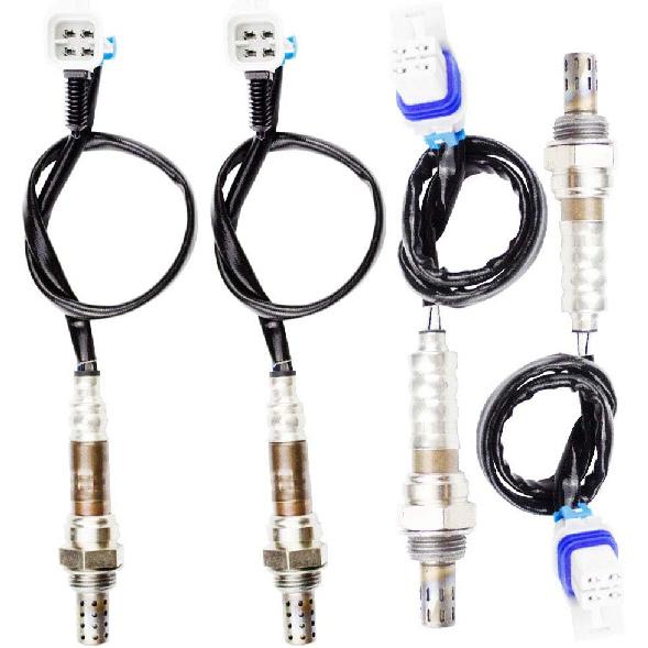 

4x Oxygen O2 Sensor for 2008 2009 2010 2011 2012 2013 2014 Chevrolet Tahoe 4.8L/5.3L/6.0L/6.2L Upstream + Downstream Upper Lower