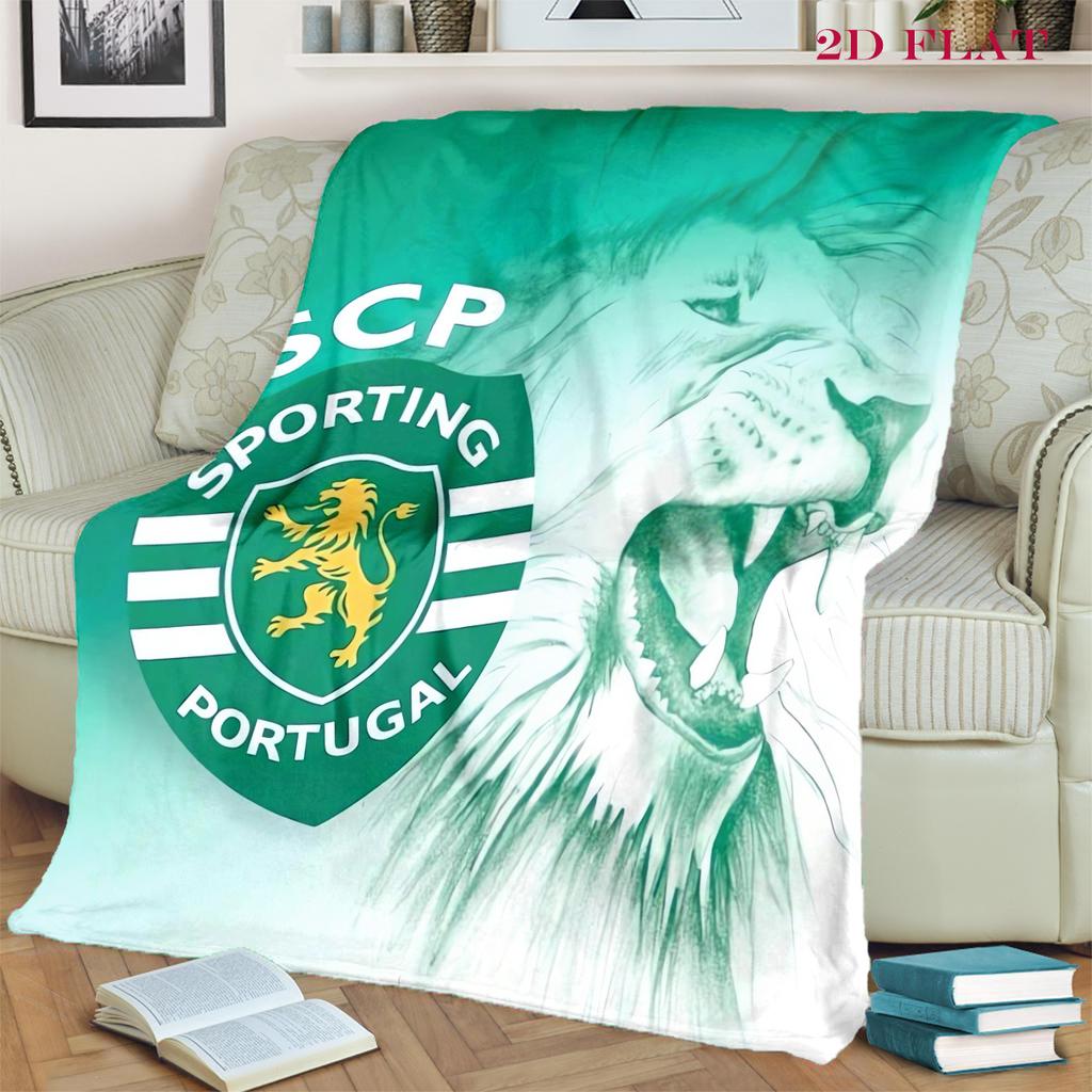SCP Portugal: Green Emblem Excellence blanket Suitable for all seasons Camping trip Machine washable bedroom Christmas gifts