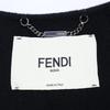 FENDI [Good Condition/Domestic Regular] FF8657 A5G0 Fox Fur Pocket Cape coat 40 blackUsed