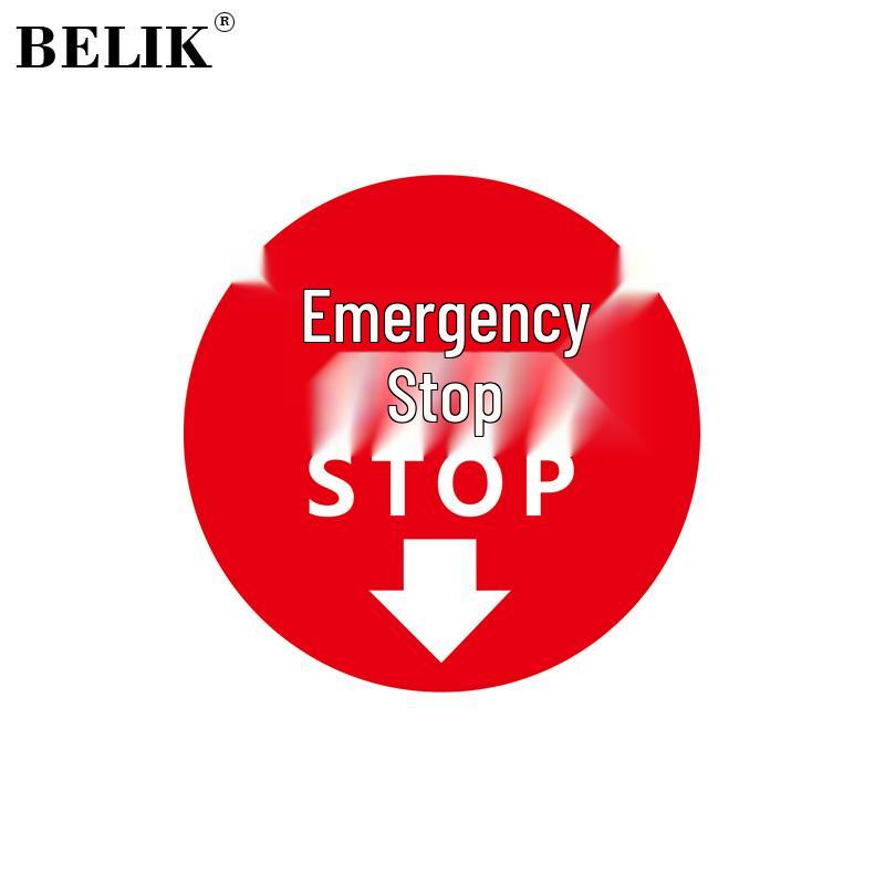 BELIK Elevator & Escalator Safety Warning Stickers 10cm Diameter