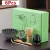 4Pcs 7 Pcs/set Japanese Matcha Blender Set Bamboo Whisk Matcha Brush Teaspoon Kiln Tea Set Beverage Shop Tea-Making Tools
