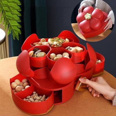 Fruit Tray Nut Organizer Storage Box Home Living Room Coffee Table Snack Box Fruit Tray Candy Box
