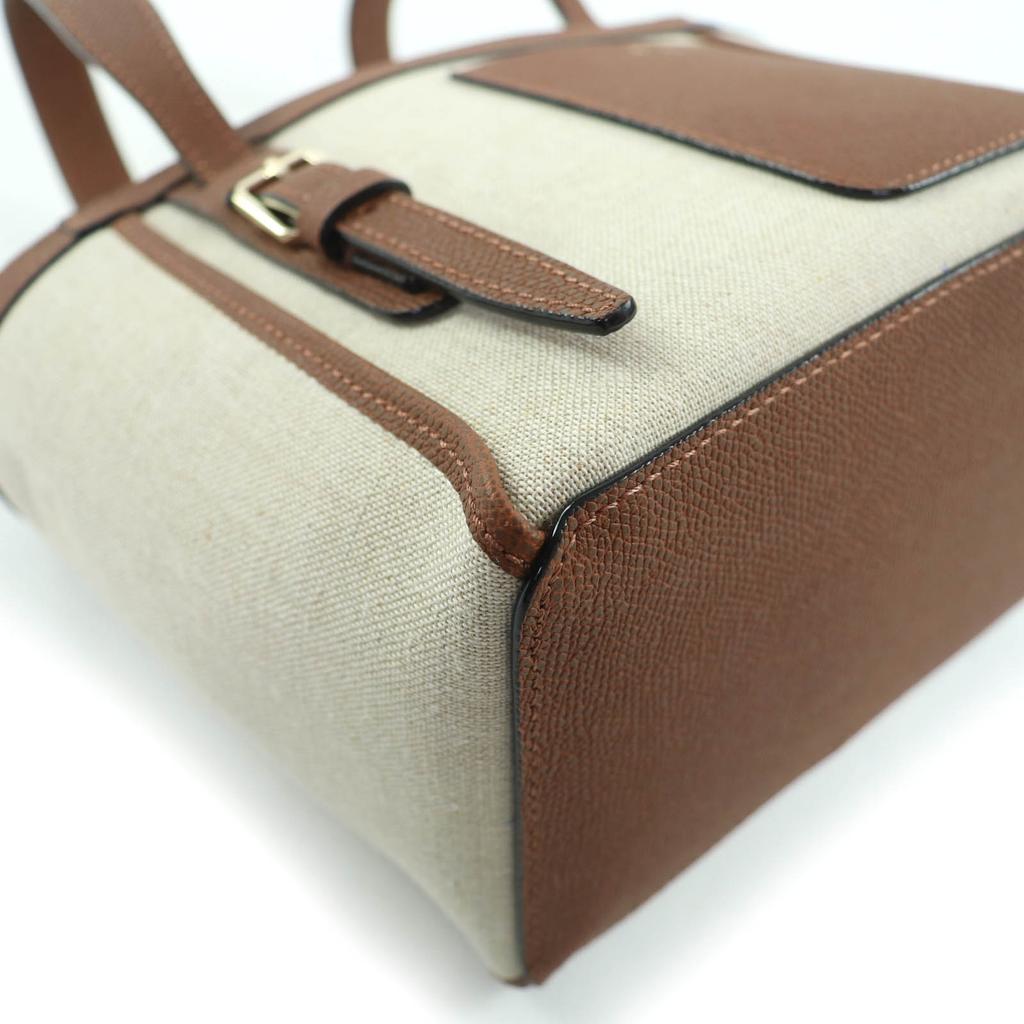 Ausgezeichnete Valextra Schultertasche Micro Bucket Bag 2-Wege Handtasche WBSF0086733 Gebraucht