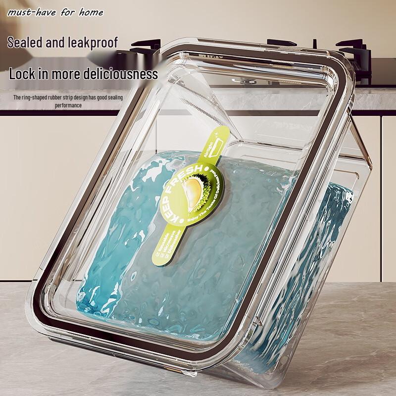 Clear Plastic Sealed Refrigerator Storage Box Set