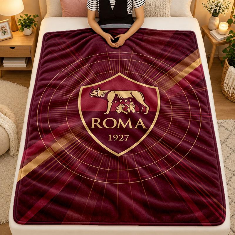 Flannel BlanketAS Roma Warm Soft Throw Blanket for Indoor Sofa Bed Living Room Use