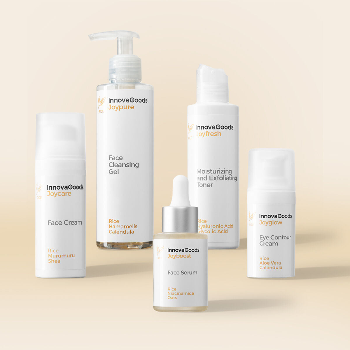 Набор для ухода за лицом Rice InnovaGoods