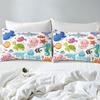 Ocean Submarine Creature Pattern Mattress Four-Piece Bedding Set Bedroom Dormitory Bedding Decoration