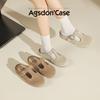 Augustus Deng Boken Baotou Slippers Women's Summer Wear 2025 New Thick-soled One-pedal Half-tow Boken Cold Slippers