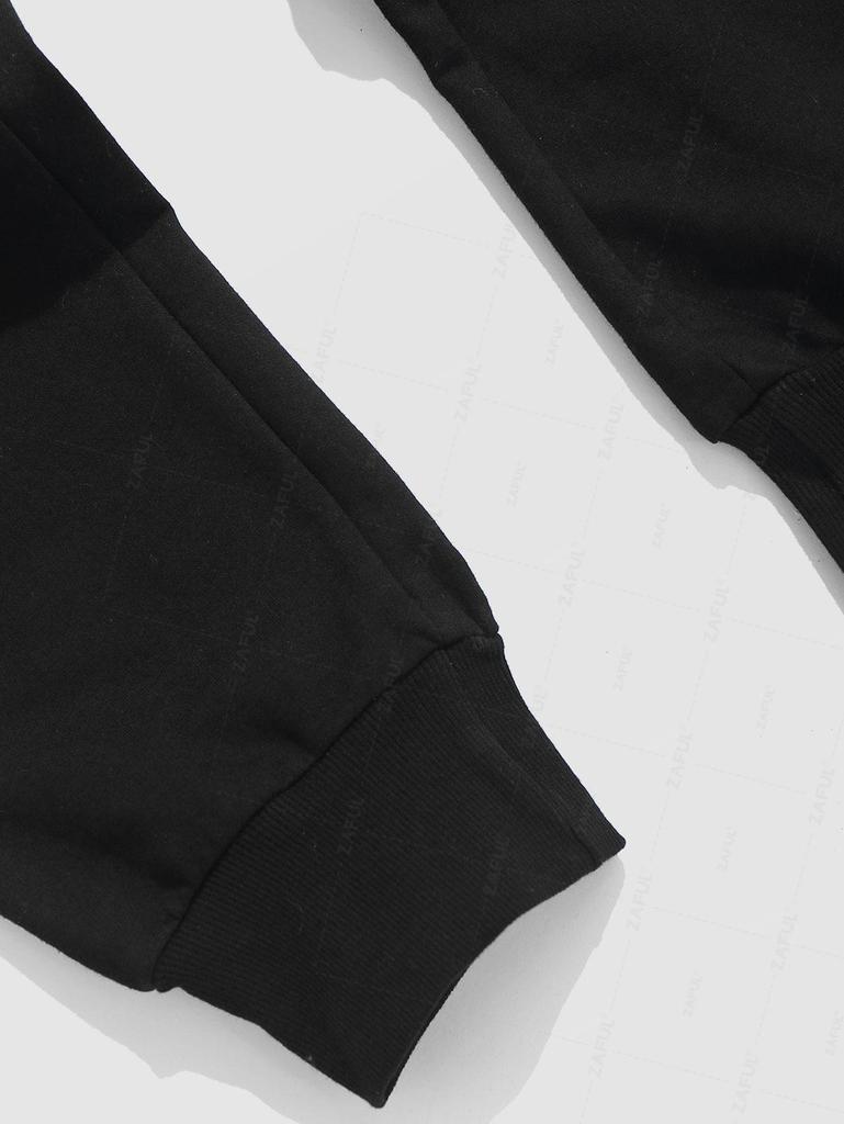 ZAFUL Спортивные штаны-джоггеры с узором «Игральные карты»