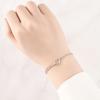 Orstarry S925 Silver Bracelet Chain Lucky Hand Rose Infinite Love Bow Bracelet Chain Charms Jewelry Gift For Women