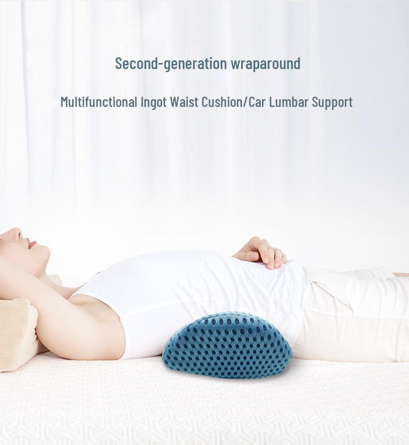 Memory Foam Autositz Lendenstützkissen - Atmungsaktive Rückenlehnenpolsterung für den Sommer