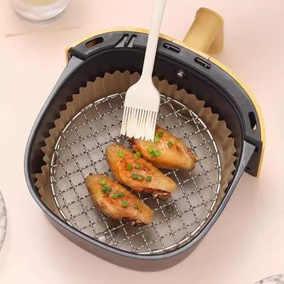 Round Air Fryer Rack With Legs Stackable Grid Grilling Rack Stainless Steel Anti-Corrosion For Home Kitchen Oven Steamer Cooker