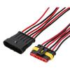 2PCS 18AWG Motorcycle And Car Electrical Connector 1-6Pin Wire Plastic Electrical Terminal Quick Connection
