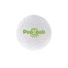 Gigwi Poppal XS Dog Toy Ball, 1 Ball, White, X-Small