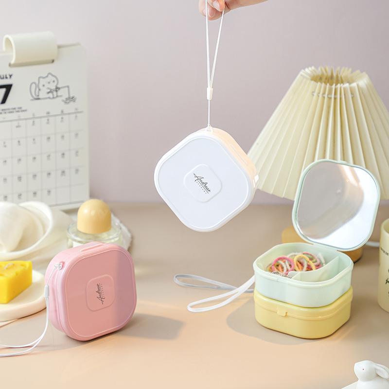 Tragbare Make-up-Pad Aufbewahrungsbox